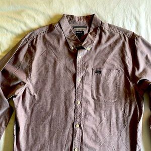 RVCA l/s button down shirt.